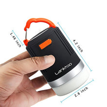 Carica l'immagine nel visualizzatore di Gallery, Lanktoo Batteria Power Bank e Lanterna da Campeggio Outdoor Nero