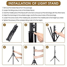 Carica l&#39;immagine nel visualizzatore di Gallery, Queta LED luce ad anello con treppiede, 10 pollici dimmerabile, 3 modalità...