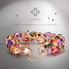 Carica l&#39;immagine nel visualizzatore di Gallery, Kami Idea Bracciale, Monna Lisa, Placcata in Oro Rosa, 5A Bracciale Donna - Ilgrandebazar