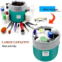 Carica l&#39;immagine nel visualizzatore di Gallery, Mermaid Beauty Case da Viaggio Portatile Multifunzionale Con Coulisse Verde
