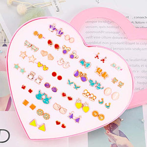 36 Paia Anallergici Set Orecchini a Perno Per Bambina Donne Perle Animale... - Ilgrandebazar