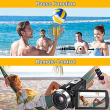 Carica l'immagine nel visualizzatore di Gallery, Videocamera Videocamere Full HD 1080P 30FPS 24.0 MP Vlogging V5IB