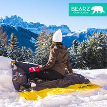 Carica l'immagine nel visualizzatore di Gallery, BEARZ Outdoor Coperta da Picnic Impermeabile,Telo Pic Nic Giallo Brillante