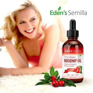 Olio di Rosa Mosqueta Puro al 100% - 120ml - Flacone con contagocce da - Ilgrandebazar