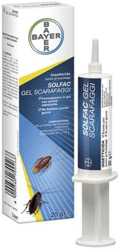 Bayer Solfac Gel scarafaggi, Bianco