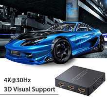 Carica l'immagine nel visualizzatore di Gallery, LiNKFOR 4K HDMI Switch 3 In 2 Out con IR Telecomando 3 Porte Switcher 2...