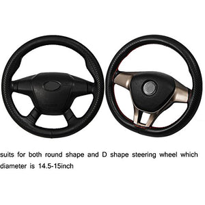 ZATOOTO Coprivolante Auto Pelle - da Cucire Universale, Nero - Ilgrandebazar