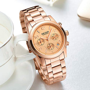 Orologi da donna ragazze, Orologio polso al quarzo 2057 Rosa - Ilgrandebazar