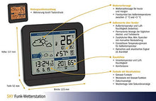 Carica l&#39;immagine nel visualizzatore di Gallery, TFA Dostmann Sky Stazione meteorologica Radio, Nero, (L) 123 x (B) 52 x (H)... - Ilgrandebazar
