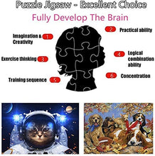 Carica l'immagine nel visualizzatore di Gallery, Puzzle 1000 Pezzi Per Adulti, 「Gatto Spaziale」, Materiali Riciclabili di Alta Qualità e Puzzle con Stampa ad Alta Definizione, Gioco di Famiglia, Team Building, Regalo e Regalo Per Amanti o Amici.