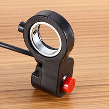 Carica l'immagine nel visualizzatore di Gallery, Interruttore clacson manubrio Qiilu universale 7/8 '' clacson...