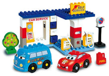Carica l&#39;immagine nel visualizzatore di Gallery, COSTRUZIONE Unico Cars For Kids-Stazione di Servizio 43pz 8565 - Ilgrandebazar