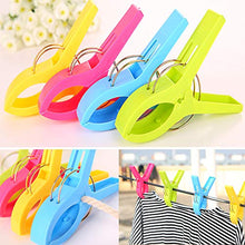 Carica l&#39;immagine nel visualizzatore di Gallery, Spurtar 8 Pezzi Mollette in Plastica Grandi Colori Brillanti, Clip di...