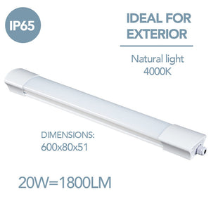 Electraline 65060 Barra Luminosa LED da Esterno, Plafoniera Bianco - Ilgrandebazar