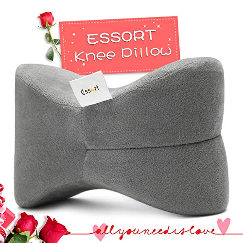 Essort Cuscino per Le Gambe Ortopedico Ginocchia con Grigio - Ilgrandebazar