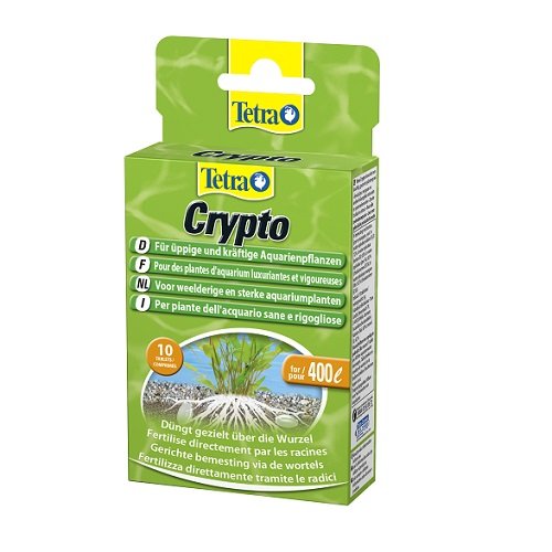 Tetra Crypto 10 compresse di radice Fertilizzante per Lush Healthy 10 Tabs - Ilgrandebazar