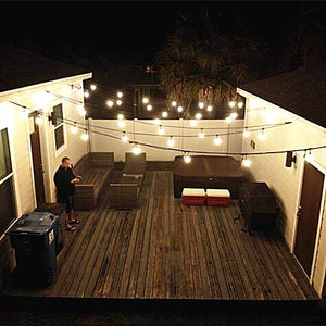 Svater Catena Luminosa Lampadina Commerciale S14 2x15M Luci a Stringa Eu&uk - Ilgrandebazar