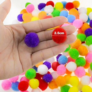 Gifort 250 Pezzi Pom Poms Colorati, Pompon per Forniture Hobby... - Ilgrandebazar