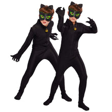 Carica l&#39;immagine nel visualizzatore di Gallery, URAQT Costume Cat Noir, Ladybug Noir Classic per M, M 4-6 Anni - Ilgrandebazar