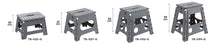 Carica l'immagine nel visualizzatore di Gallery, ARREGUI TB-032-G Sgabello Pieghevole Multiuso | Sgabello per Adulti o Bambini | Scala Pieghevole | Scalino | Sgabello per cucina, bagno, campeggio | 32 cm di altezza | Grigio