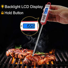 Carica l'immagine nel visualizzatore di Gallery, ThermoPro TP01B Termometro da Cucina Lettura Istantanea con Sonda Lunga Termometro Carne Digitale per Cottura Alimenti Latte Dolci Olio Liquidi Cibo Barbecue
