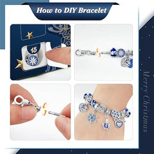 Carica l&#39;immagine nel visualizzatore di Gallery, WEVOL Calendario Avvento Gioielli 2023 Bambina Donna, Calendario Avvento Bracciale Bambini Kinder Fai da Te, Calendario Dell Avvento Braccialetti Regalini Sorprese Regalo di Natale per Ragazza Donna