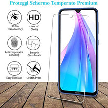 Carica l&#39;immagine nel visualizzatore di Gallery, Flysee Vetro Temperato per Xiaomi Redmi Note 8T, [3 Pezzi] Pellicola Protettiva per Xiaomi Redmi Note 8T, Anti-Graffio, Senza Bolle, 9H Durezza, Custodia Compatible, Facile da Installare