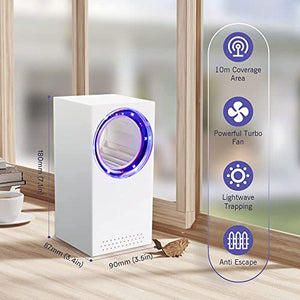 Zanzariera Elettrica, Uccidi Zanzare Lampada Antizanzare da Esterno Anti Zanzare Ammazza Mosche Elettrico Trappola per Mosche UV Interno, Portatile Antizanzare per Domestico Giardino Campeggio