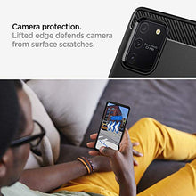 Carica l'immagine nel visualizzatore di Gallery, Spigen Cover Samsung Galaxy S10 Lite Rugged Armor Progettato per Samsung Galaxy S10 Lite Cover Custodia - Nero