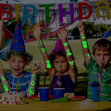 Carica l'immagine nel visualizzatore di Gallery, Leesgel 380 (30 Fogli) Tatuaggi per Bambini Luminosi Temporanei Stile Misti Unicorno/Dinosauro/Sirena/Pirata, Tatuaggio Festa Gadget Compleanno Bambini Fluo Accessori Party
