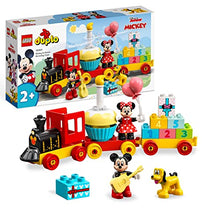 Carica l&#39;immagine nel visualizzatore di Gallery, LEGO 10941 DUPLO Disney Il Treno del Compleanno di Topolino e Minnie, Giocattolo con Personaggi, Giochi Educativi per Bambini e Bambine da 2 Anni in su, Idea Regalo con Torta e Palloncini