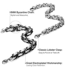 Carica l&#39;immagine nel visualizzatore di Gallery, sailimue 2 Pezzi Gioielli in Acciaio Inossidabile e Bracciale Uomo Donna...