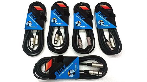 Proel BULK250LU5 Cavo professionale Audio per -5mt - 5 Unità
