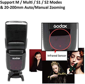 Godox TT600S High Speed 1/8000s GN60 2.4G Wireless Camera Flash Speedlite...