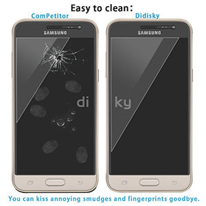 Didisky® Pellicola Protettiva in Vetro 2 Pack Samsung Galaxy J3 2016 Clean - Ilgrandebazar