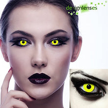 Carica l&#39;immagine nel visualizzatore di Gallery, Designlenses Giallo Totalmente Lenti a Contatto Colorate Gialle per giallo - Ilgrandebazar