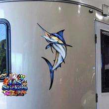 Carica l&#39;immagine nel visualizzatore di Gallery, MARLIN X Grande Pack Pesca Pesce Sport Decal Adesivi per auto barche... - Ilgrandebazar