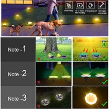 Carica l&#39;immagine nel visualizzatore di Gallery, LED Luce Solari Giardino Esterno,MUZEY 4 Pezzi 8Led Lampada Solare da...