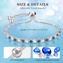 Carica l&#39;immagine nel visualizzatore di Gallery, Regali Natale Donna Regalo Donna Natale, Bracciale Donna Bracciali Donna Bracciale Donna Argento 925 Bracciale Tennis Donna Bracciale Argento Donna Bracciali Donna Argento Regali Per Lei Regalo Mamma