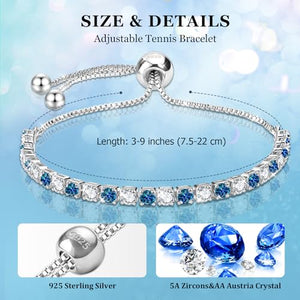 Regali Natale Donna Regalo Donna Natale, Bracciale Donna Bracciali Donna Bracciale Donna Argento 925 Bracciale Tennis Donna Bracciale Argento Donna Bracciali Donna Argento Regali Per Lei Regalo Mamma