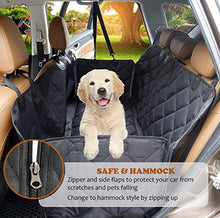 Carica l&#39;immagine nel visualizzatore di Gallery, Coprisedile auto per cani da interno veicolo AMZPET – Telo impermeabile auto...