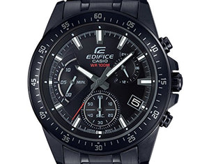 Casio EDIFICE Orologio, Robusta Cassa, 10 BAR, Nero, Uomo con Cinturino in... - Ilgrandebazar