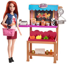 Carica l&#39;immagine nel visualizzatore di Gallery, Barbie- Negozio di Alimentari con Scaffali Bilancia e Accessori, FJB27 - Ilgrandebazar