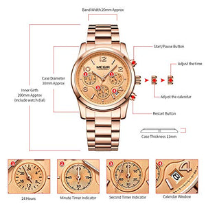 Orologi da donna ragazze, Orologio polso al quarzo 2057 Rosa - Ilgrandebazar