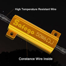 Carica l&#39;immagine nel visualizzatore di Gallery, Safego 2 x 50W 6ohm Resistenze di Carico Per il LED Bulbi, Resistore