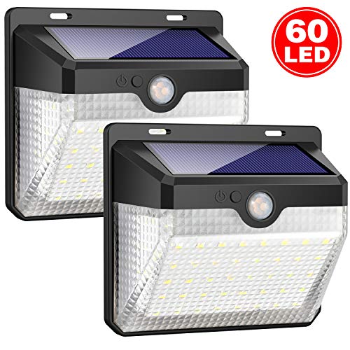 iPosible Luce Solare Esterno, [2 Pezzi] 60 LED Lampada con Sensore di... - Ilgrandebazar