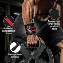 Carica l&#39;immagine nel visualizzatore di Gallery, BEAST RAGE Polsiere Palestra Sollevamento Fasce da Polso Cinghie Donna &amp; Uomo Polsini Palestra Per Gym Bodybuilding Crossfit Calistenics,Polsini, bendaggi per il polso