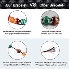 Carica l&#39;immagine nel visualizzatore di Gallery, JOXFA Naturale Genuine 7 Chakra Gemstone Uomo Donna 8mm Lava B - Ilgrandebazar