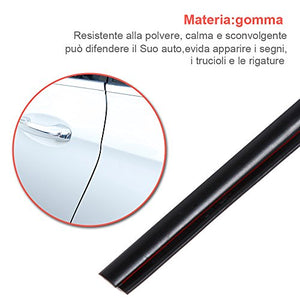 Rovtop 10M Guarnizione Porta Auto Gomma Striscia Bordo Protettore Striscia...