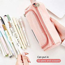 Carica l&#39;immagine nel visualizzatore di Gallery, AidShunn Borsa multifunzione a forma di matita grande capacità Rosa